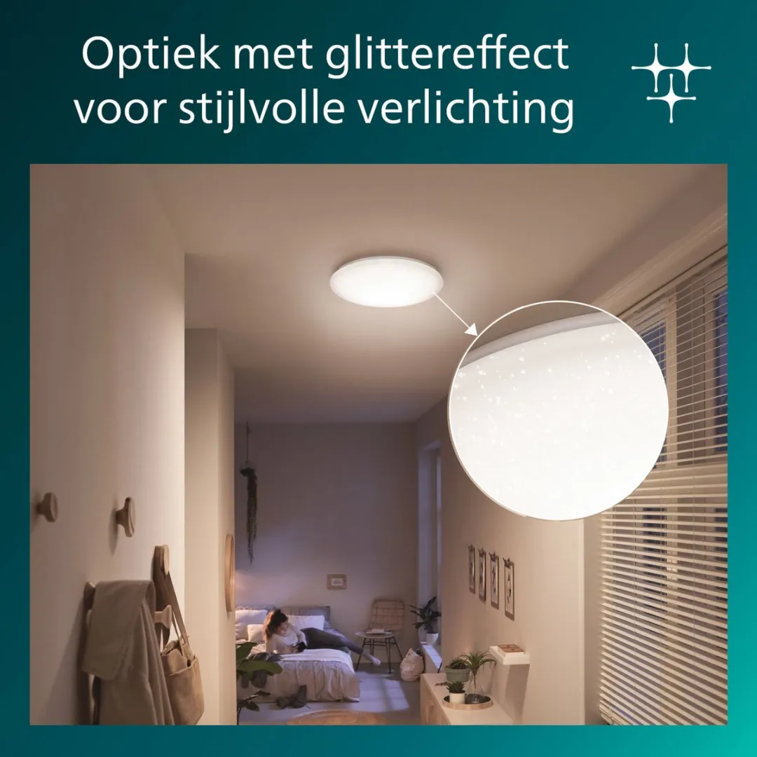 Philips Moire Plafondlamp 10W - 24cm - Koelwit 4000K