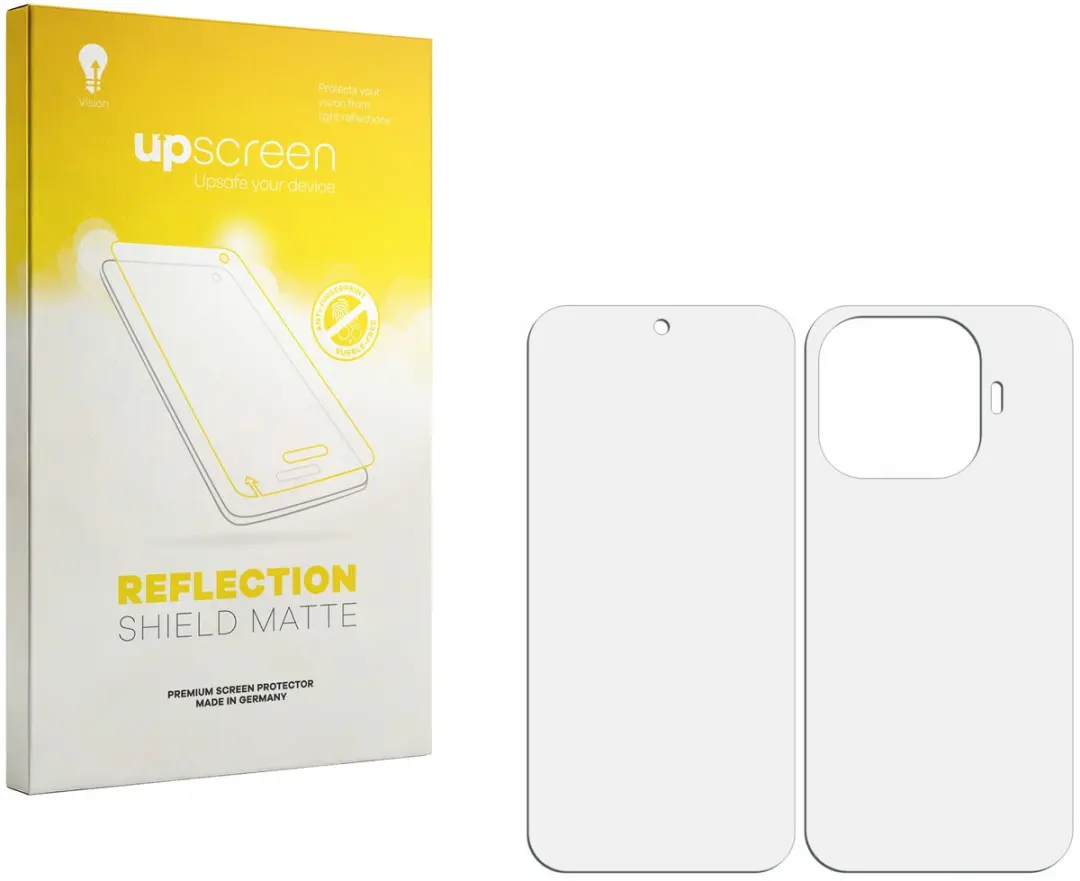 upscreen - Screenprotector voor Xiaomi 17T (Voor+Achter) - Folie Beschermfolie anti glare matte - afbeelding 5 van 6