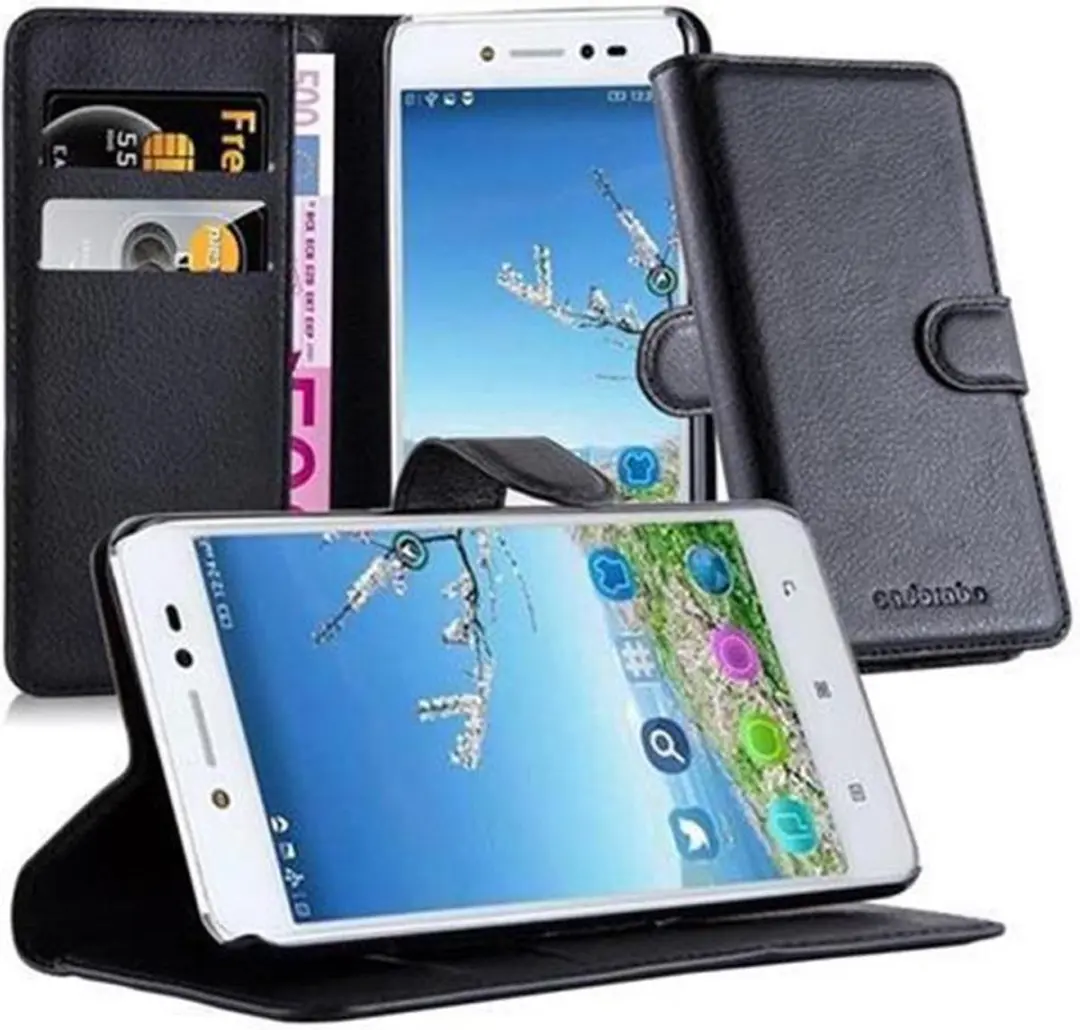 Cadorabo Hoesje geschikt voor Lenovo S90 in PHANTOM ZWART