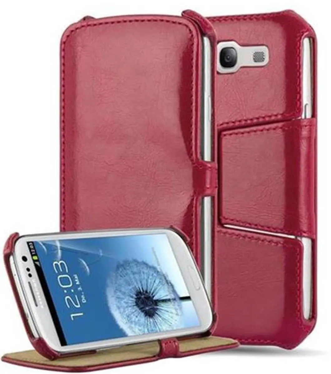Cadorabo Hoesje geschikt voor Samsung Galaxy S3 / S3 NEO in PASSIE ROOD
