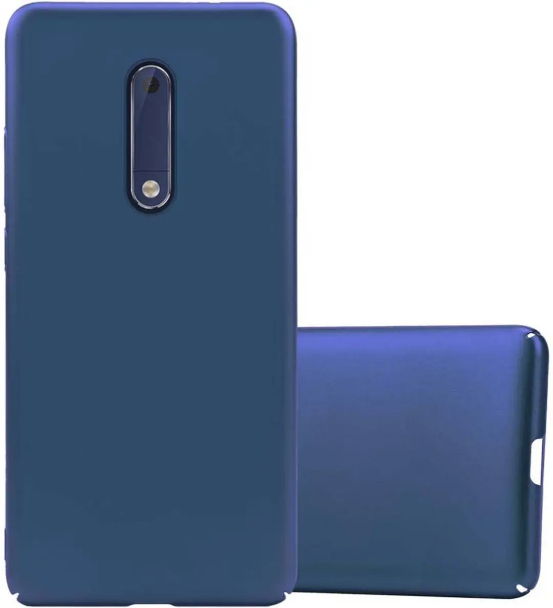 Cadorabo Hoesje geschikt voor Nokia 5 2017 in METAAL BLAUW