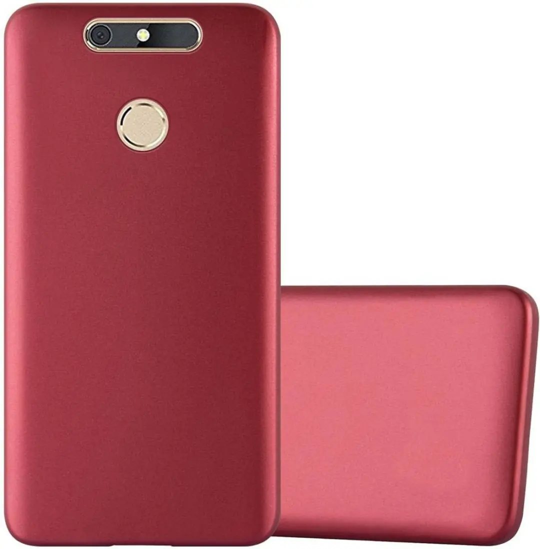 Cadorabo Hoesje geschikt voor ZTE Blade V8 MINI in METALLIC ROOD