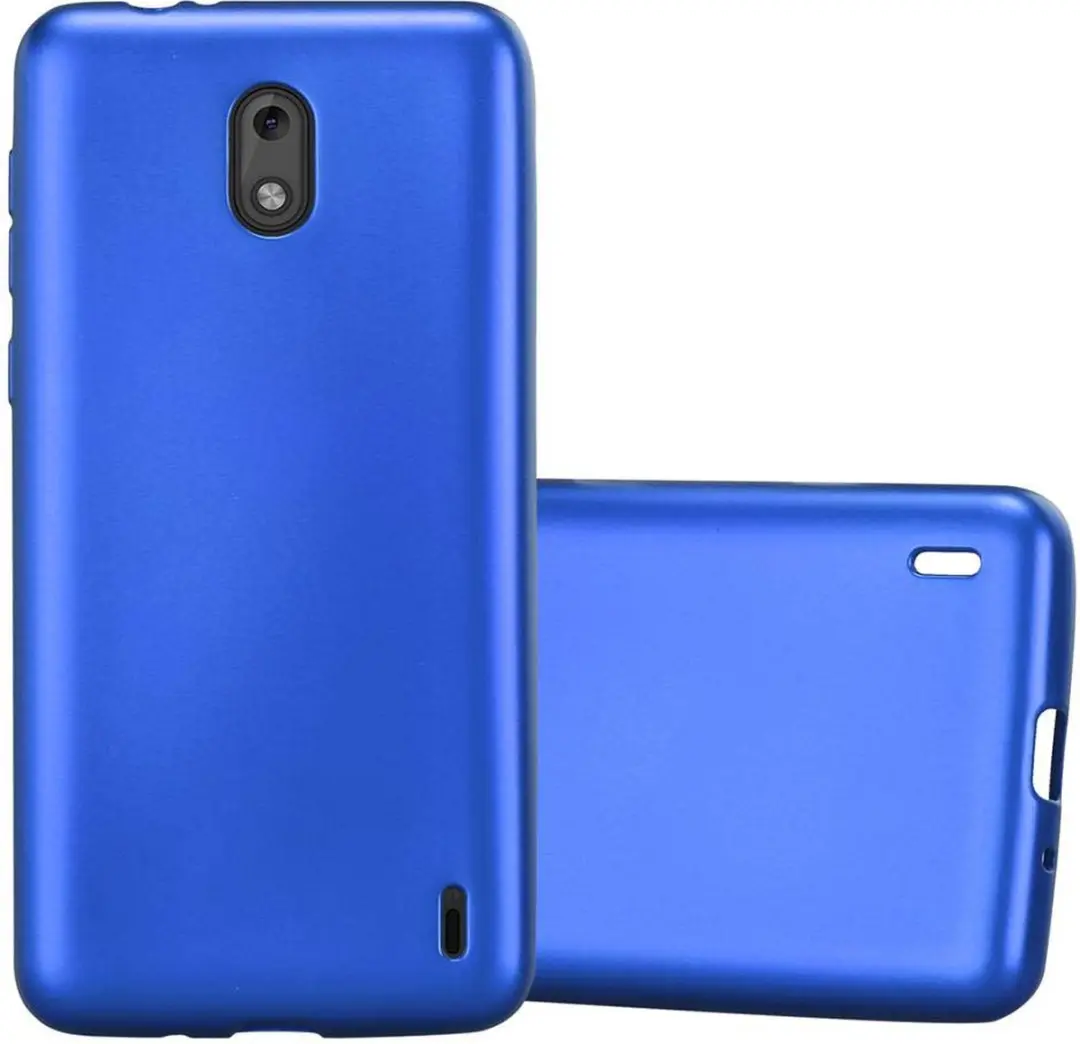 Cadorabo Hoesje geschikt voor Nokia 2 2017 in METAAL BLAUW