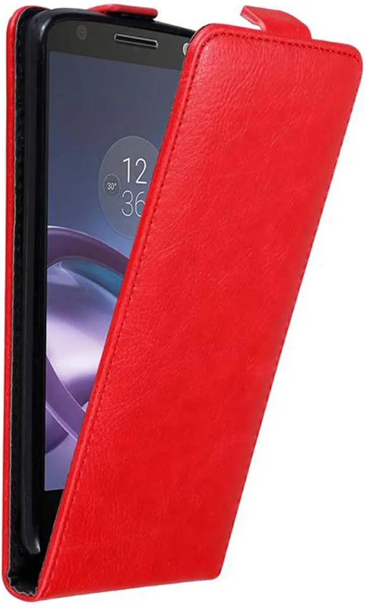 Cadorabo Hoesje geschikt voor Motorola MOTO Z in APPEL ROOD