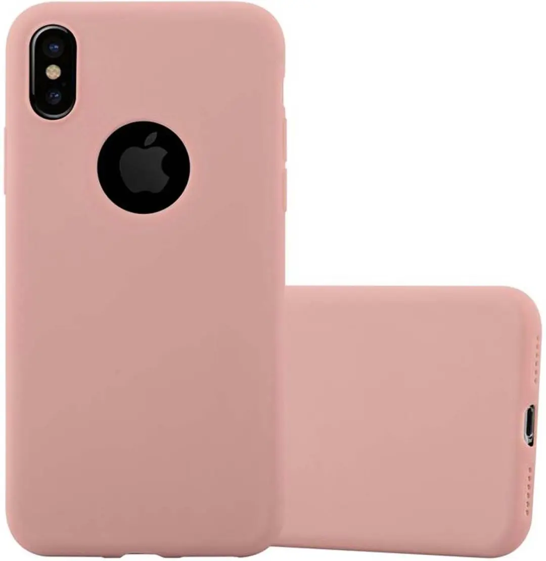 Cadorabo Hoesje geschikt voor Apple iPhone XS MAX in CANDY ROZE
