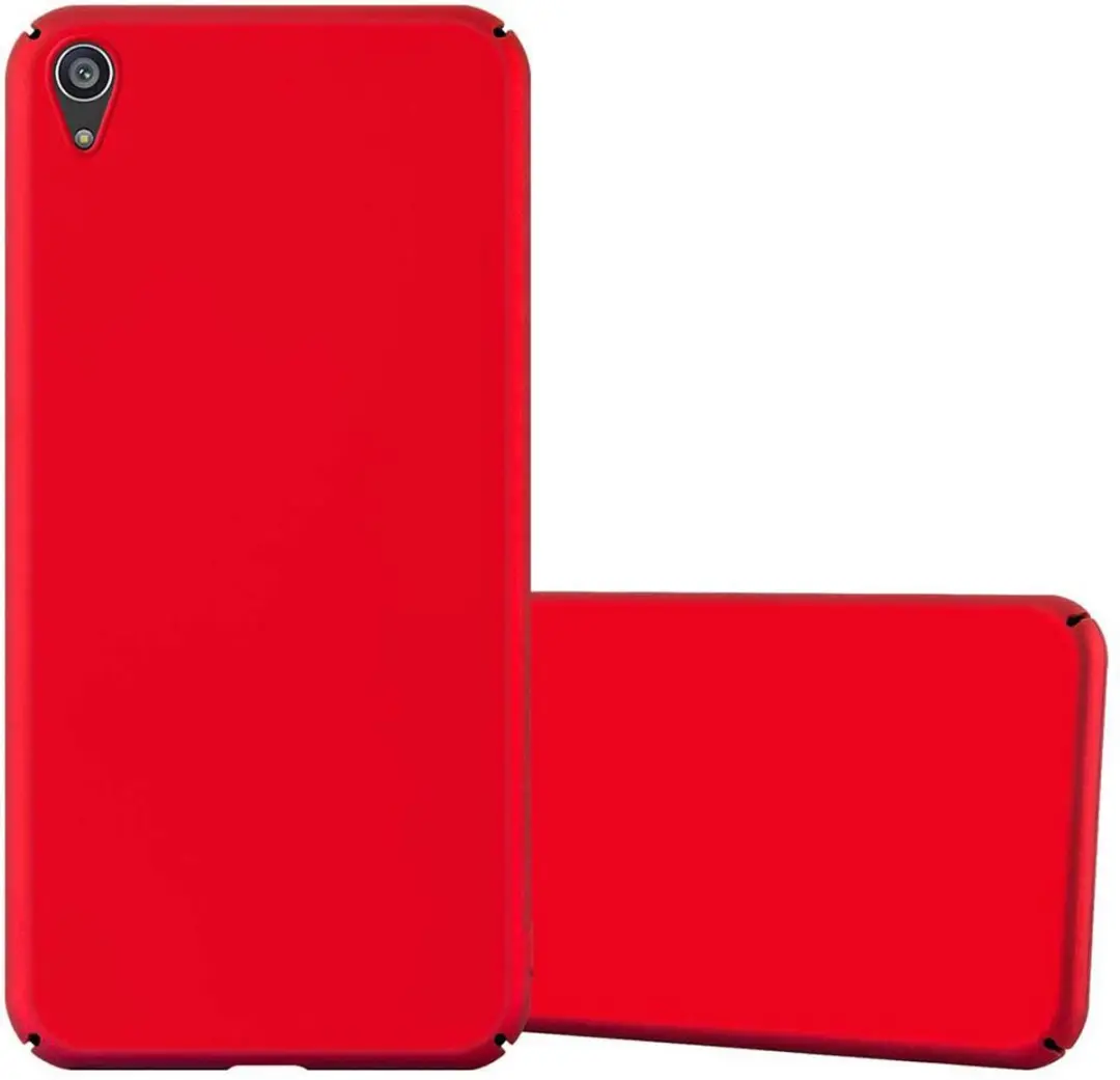 Cadorabo Hoesje geschikt voor Sony Xperia Z5 PREMIUM in METAAL ROOD
