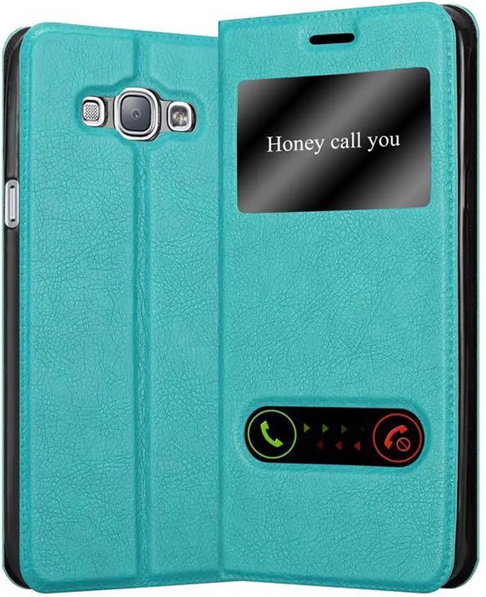 Cadorabo Hoesje geschikt voor Samsung Galaxy A8 2015 in MUNT TURKOOIS