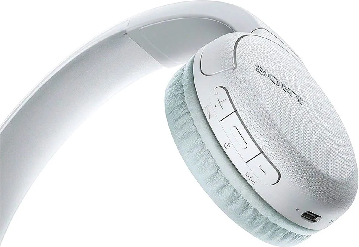 Sony WH-CH510 Draadloze On-Ear Koptelefoon - Wit - afbeelding 6 van 6