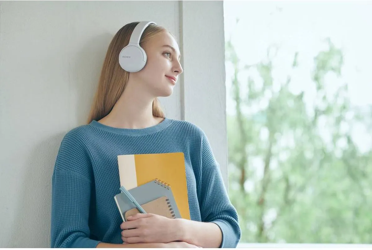 Sony WH-CH510 Draadloze On-Ear Koptelefoon - Wit - afbeelding 5 van 6