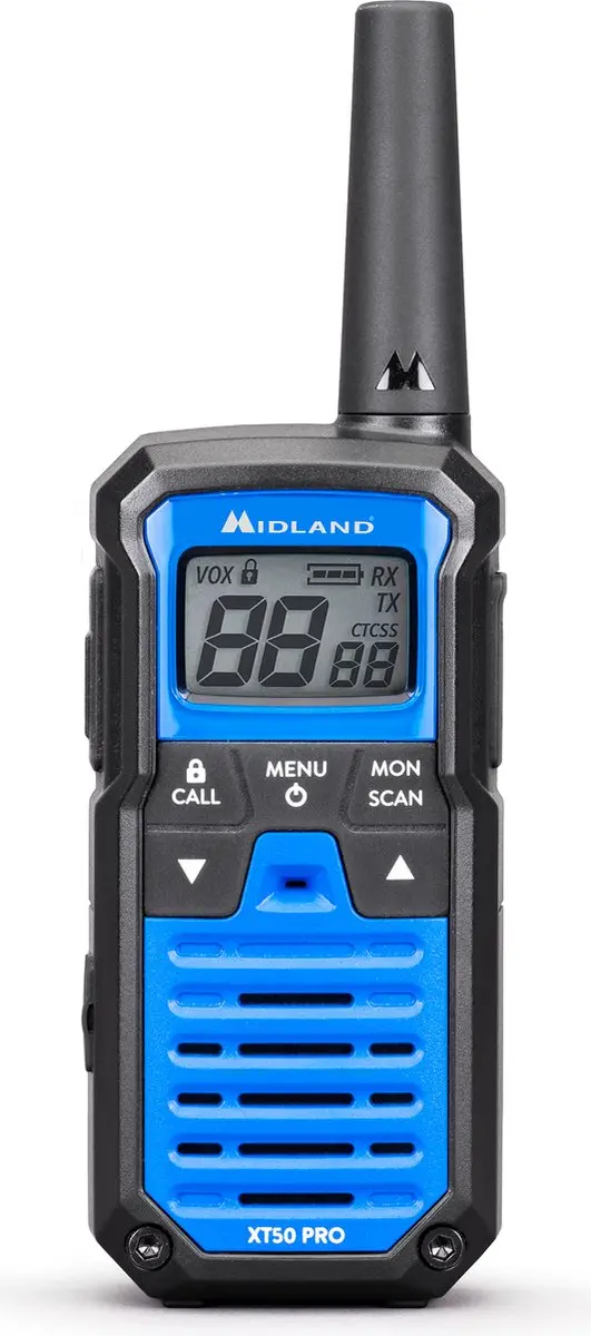 Midland XT50 PRO C1464 Portofoonset - 2 stuks - Blauw - afbeelding 2 van 6