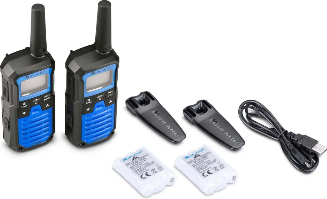 Midland XT50 PRO C1464 Portofoonset - 2 stuks - Blauw - afbeelding 4 van 6