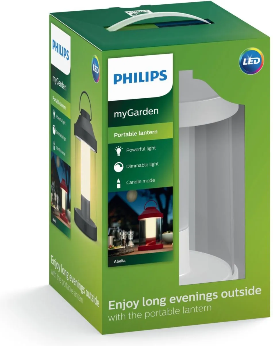 Philips Abelia Tafellamp 1 Lichtpunt 350lm - Wit