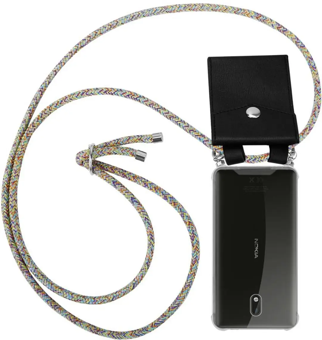 Cadorabo Hoesje geschikt voor Nokia 3 2017 in REGENBOOG