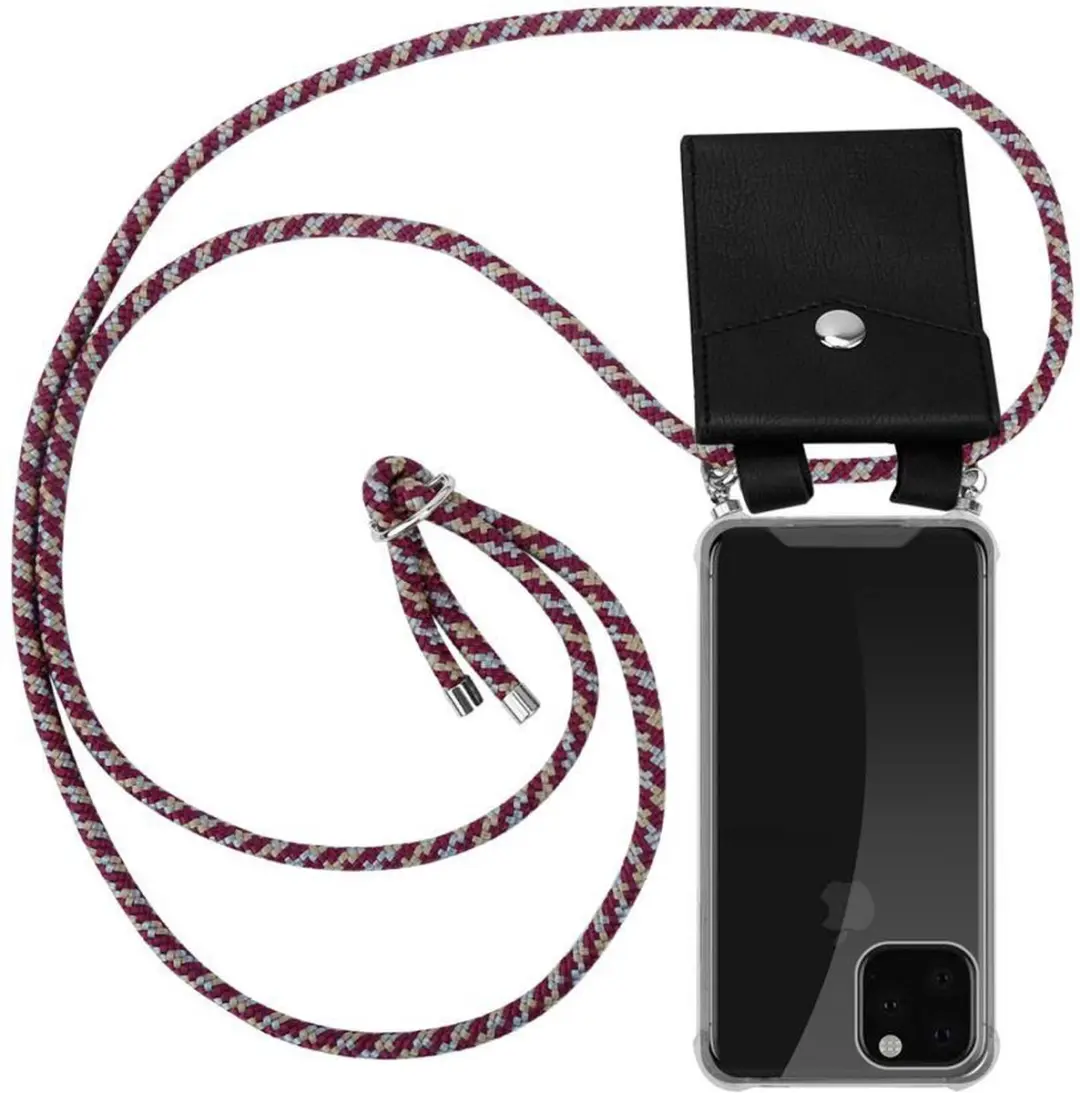 Cadorabo Hoesje geschikt voor Apple iPhone 11 PRO MAX in ROOD GEEL WIT