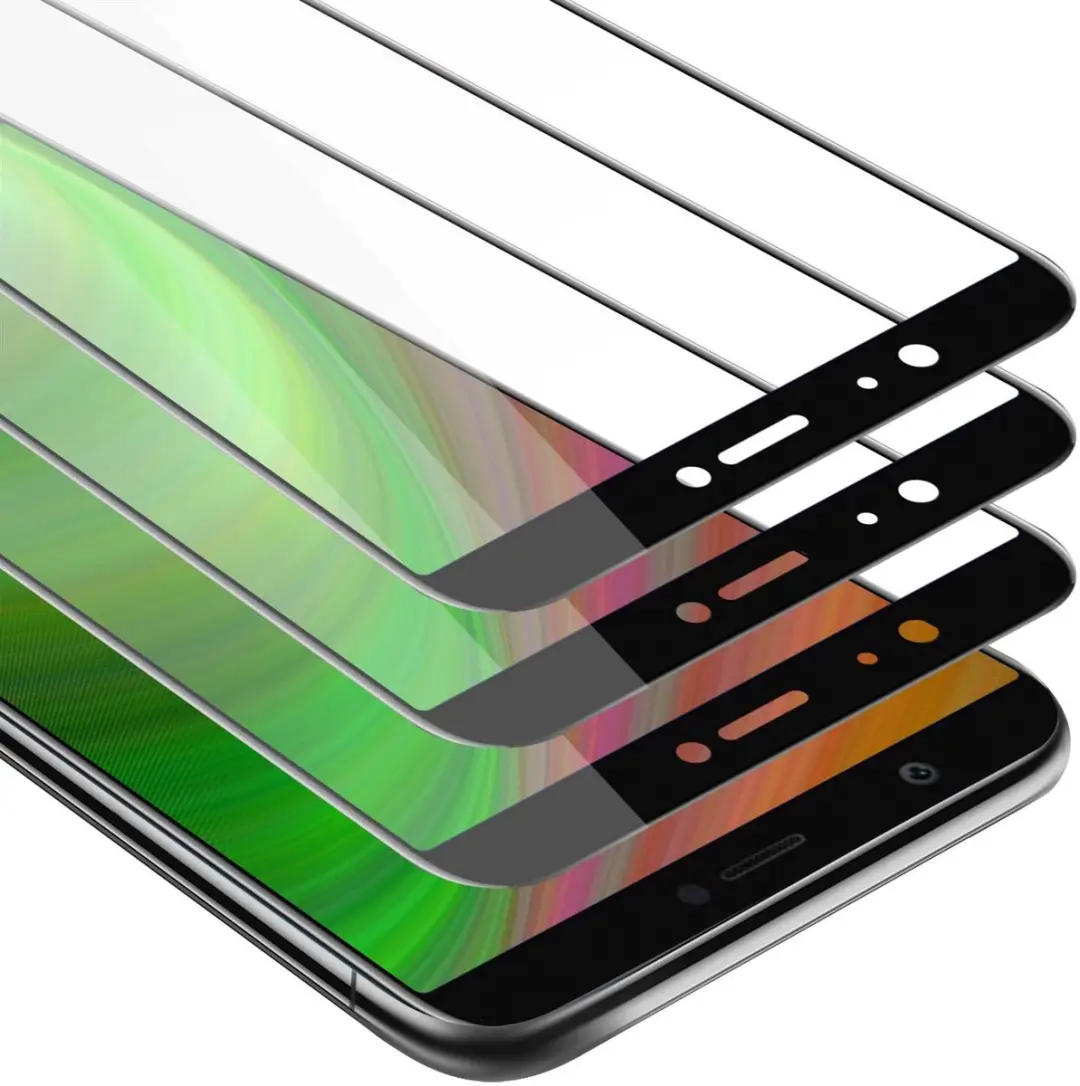 Cadorabo 3x Screenprotector geschikt voor Huawei P SMART 2018 / Enjoy 7S Volledi