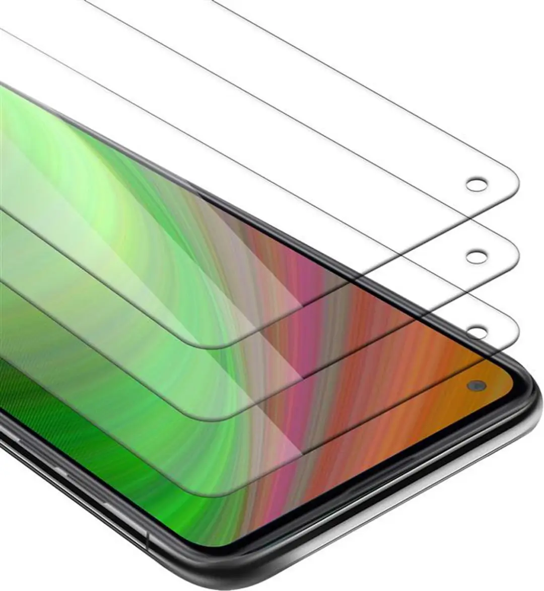 Cadorabo 3x Screenprotector geschikt voor Samsung Galaxy A21