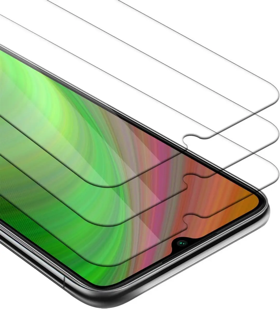 Cadorabo 3x Screenprotector geschikt voor Xiaomi RedMi NOTE 8T