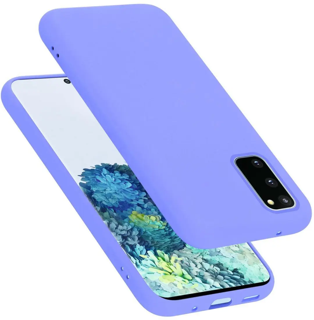 Cadorabo Hoesje geschikt voor Samsung Galaxy S20 FE in LIQUID LICHT PAARS