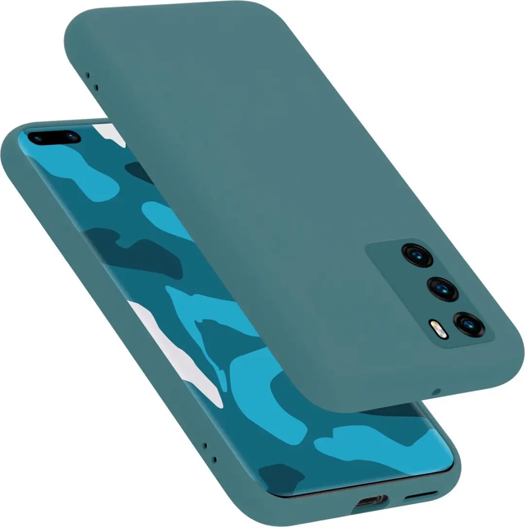 Cadorabo Hoesje geschikt voor Huawei P40 in LIQUID GROEN