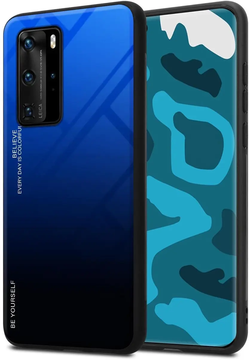 Cadorabo Hoesje geschikt voor Huawei P40 PRO / P40 PRO+ in BLAUW