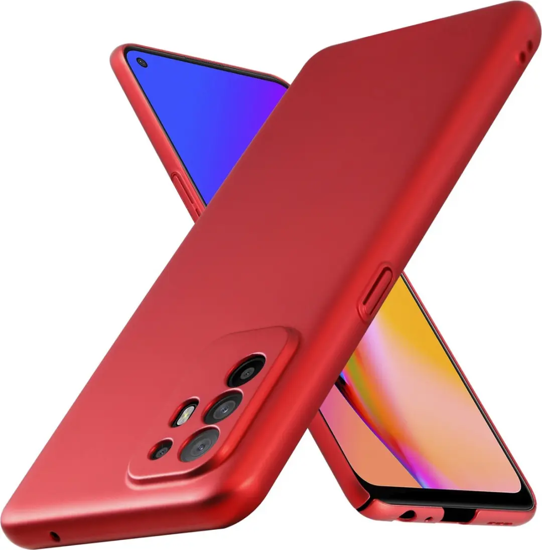 Cadorabo Hoesje geschikt voor Oppo A94 5G in METAAL ROOD