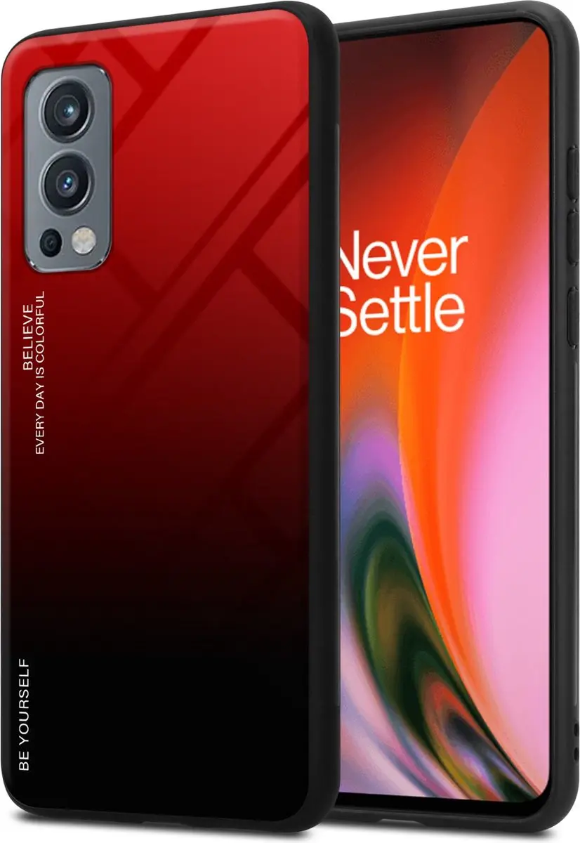 Cadorabo Hoesje geschikt voor OnePlus Nord 2 5G in ROOD