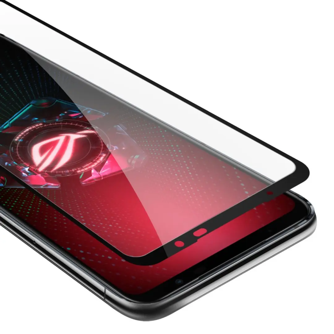 Cadorabo Screenprotector geschikt voor Asus ROG Phone 5 Volledig scherm pantserf