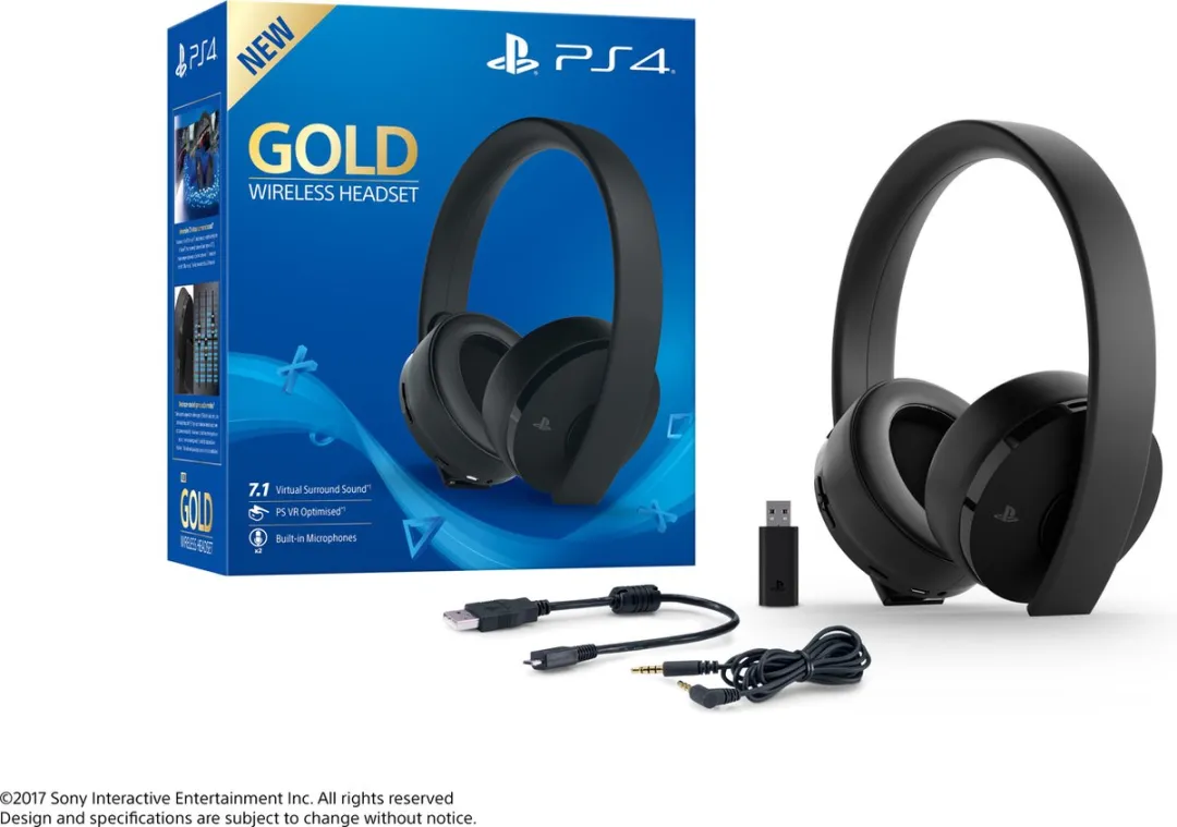 Sony PlayStation 4 Gold Edition Draadloze Headset