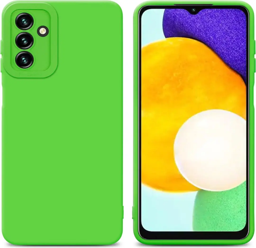 Cadorabo Hoesje geschikt voor Samsung Galaxy A13 5G in FLUID GROEN