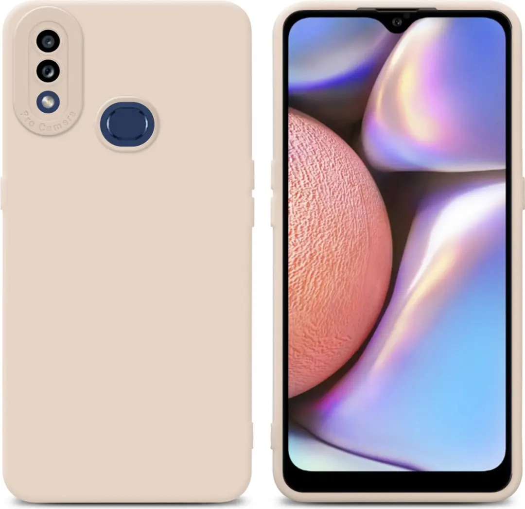 Cadorabo Hoesje geschikt voor Samsung Galaxy A10s / M01s in FLUID CREAM