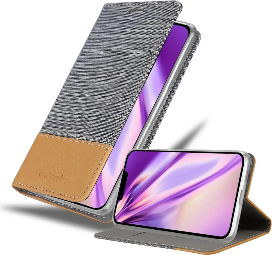 Cadorabo Hoesje geschikt voor Apple iPhone 14 in LICHTGRIJS BRUIN
