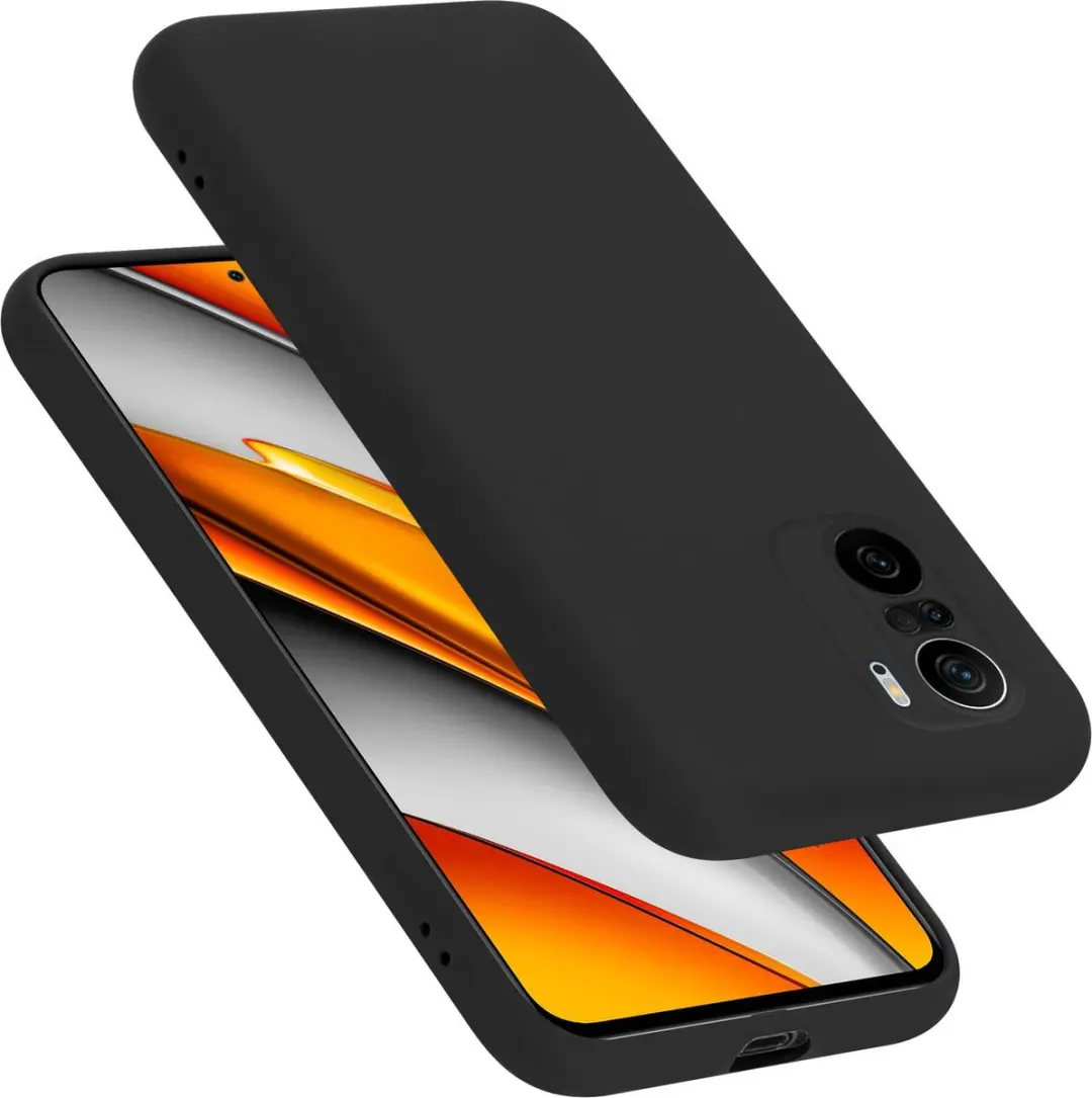 Cadorabo Hoesje geschikt voor Xiaomi Mi 11i / POCO F3 in LIQUID ZWART