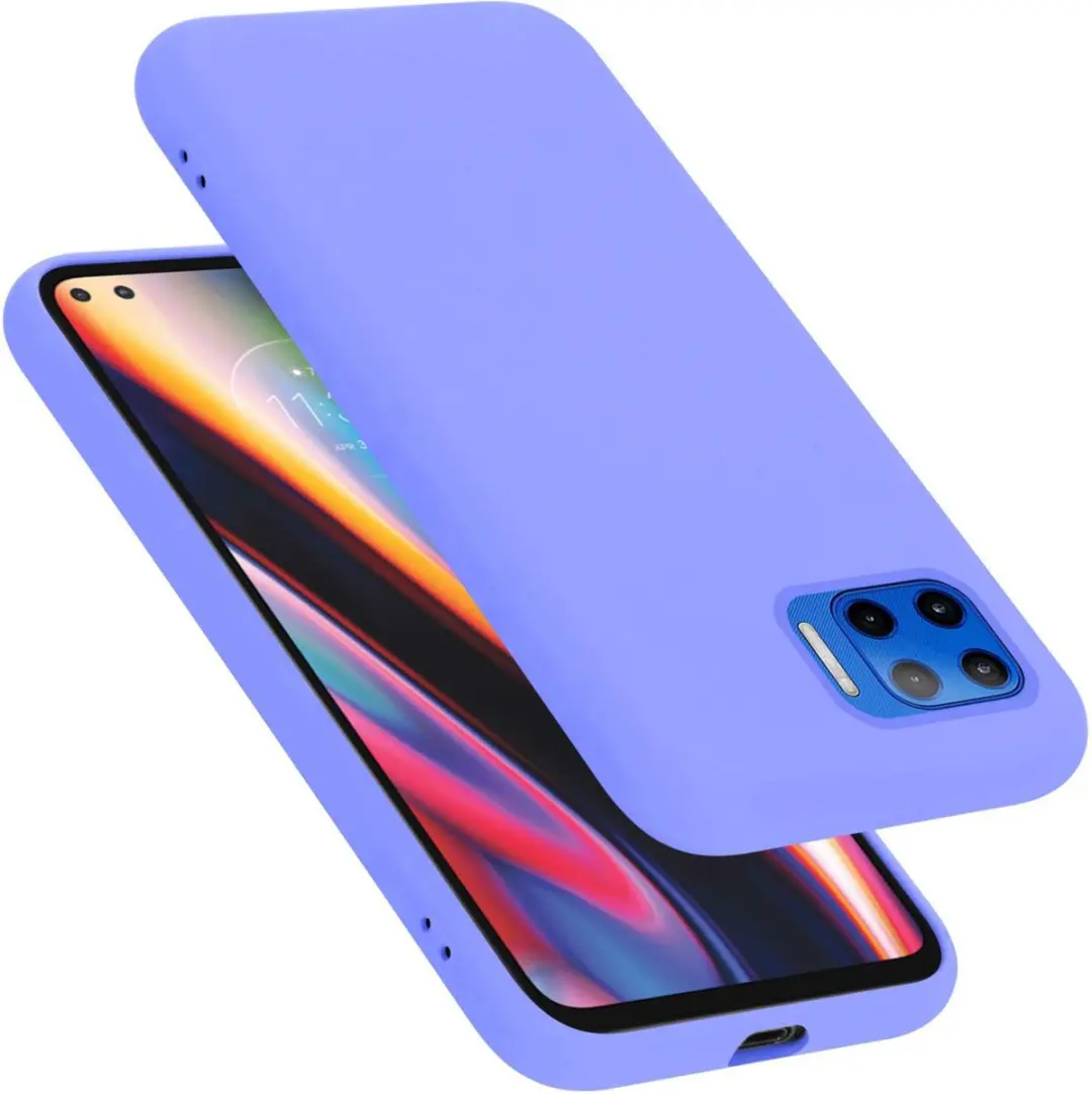 Cadorabo Hoesje geschikt voor Motorola MOTO G 5G PLUS in LIQUID LICHT PAARS