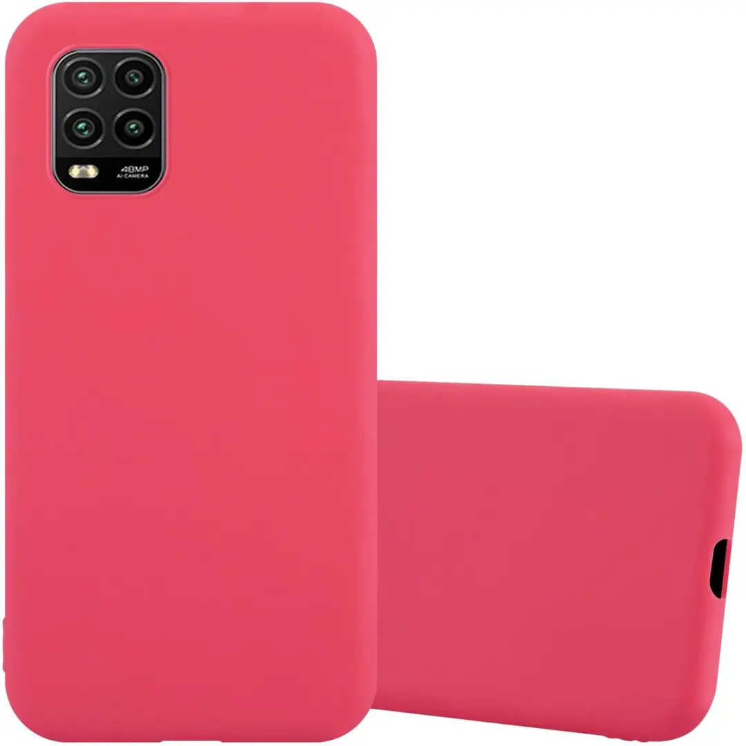 Cadorabo Hoesje geschikt voor Xiaomi Mi 10 LITE in CANDY ROOD