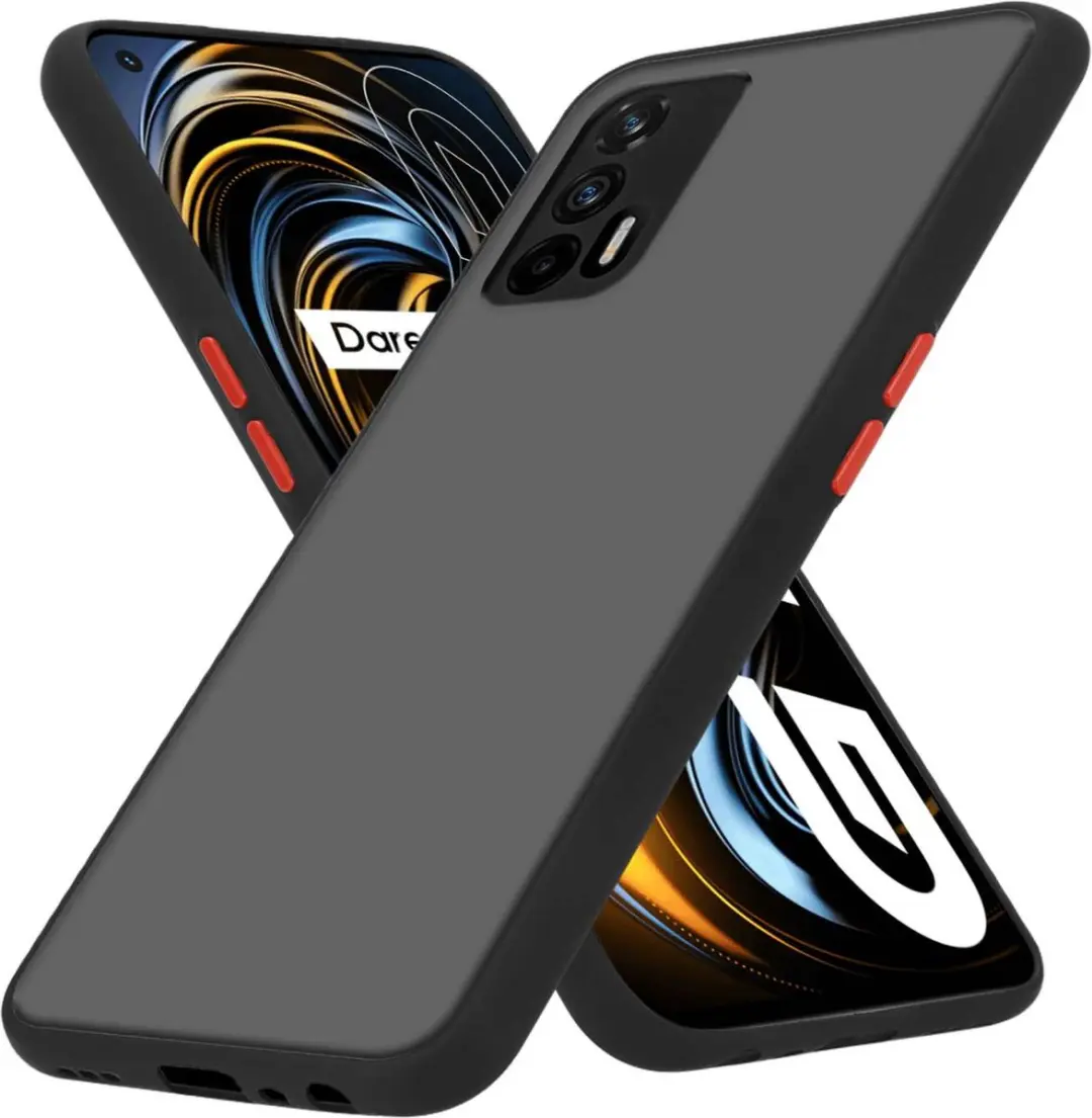 Cadorabo Hoesje geschikt voor Realme GT / GT Neo 2T / Q3 PRO in MATT ZWART