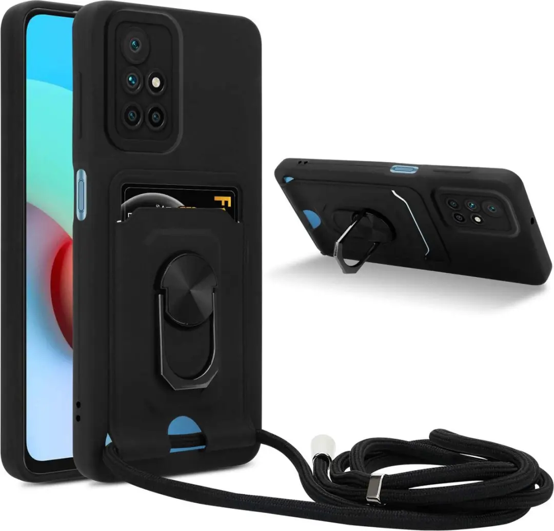 Cadorabo Telefoonketting Hoesje met standfunctie geschikt voor Xiaomi RedMi 10 4
