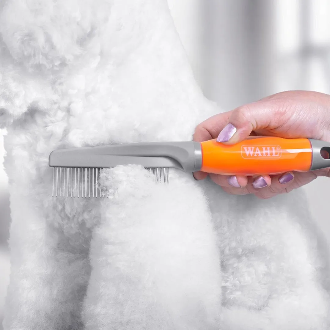 Wahl Verzorgingskam met Gelgrip - Roestvrijstaal