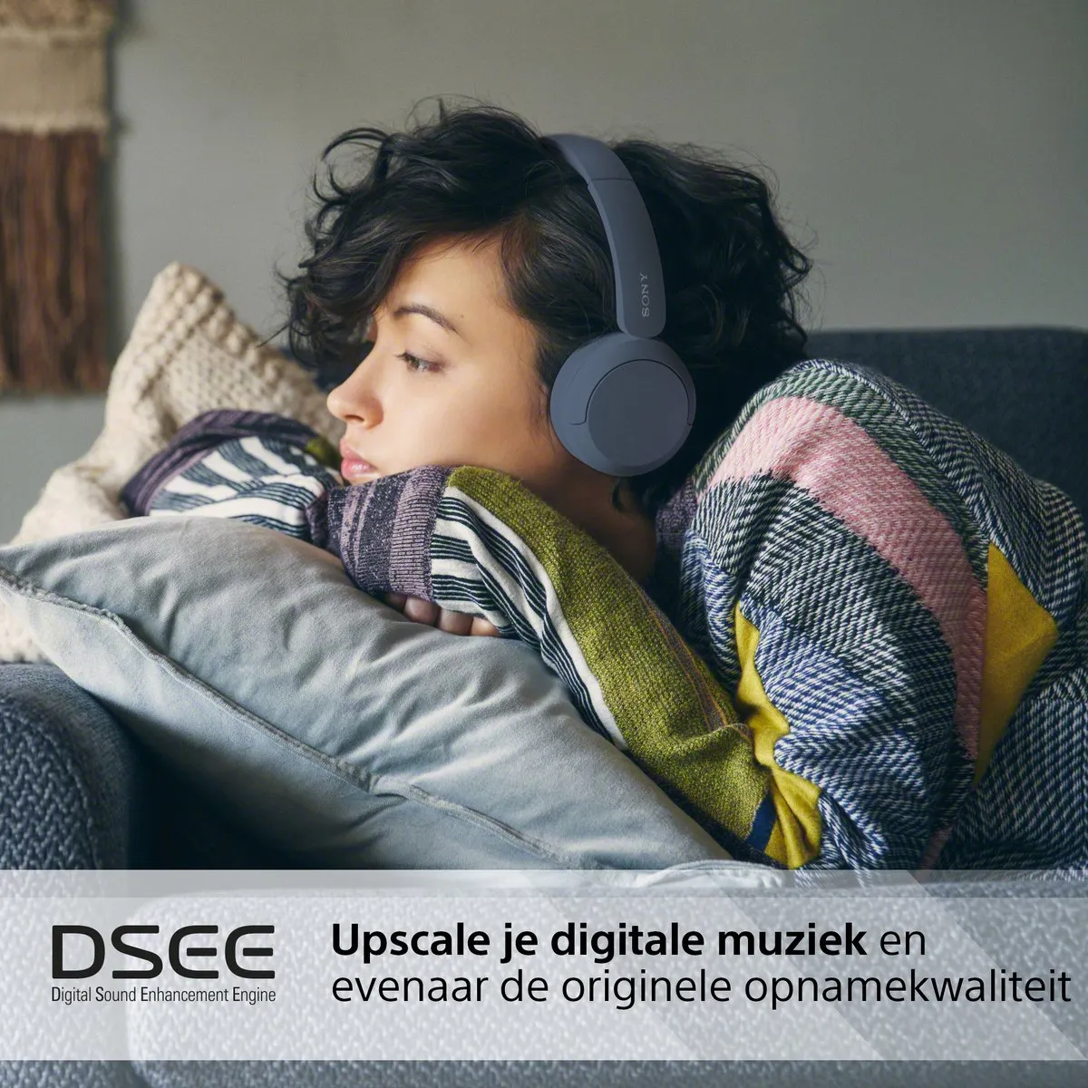 Sony WH-CH520 Draadloze On-Ear Koptelefoon - Blauw - afbeelding 6 van 6