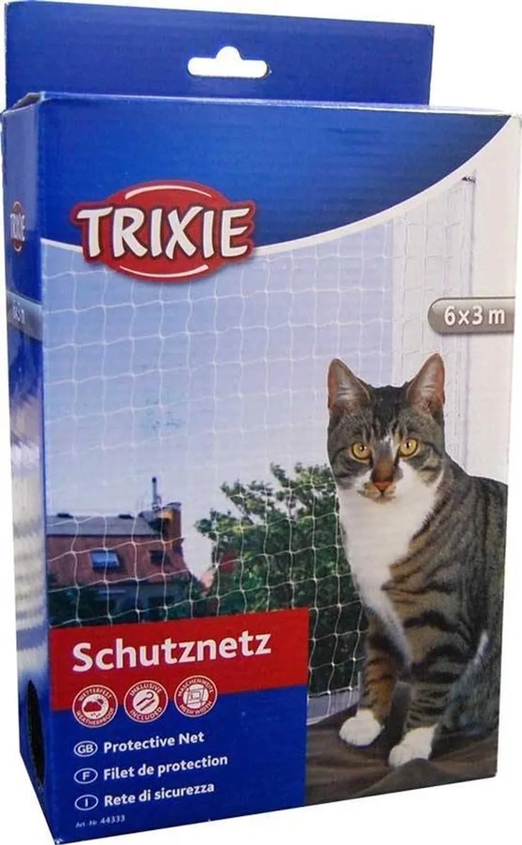 Trixie Kattenbeschermnet Transparant 8x3m