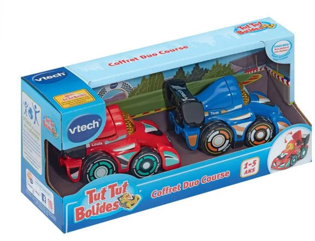 Vtech TUT TUT Bolidés Raceduo Set Louis + Tom - Meerkleurig
