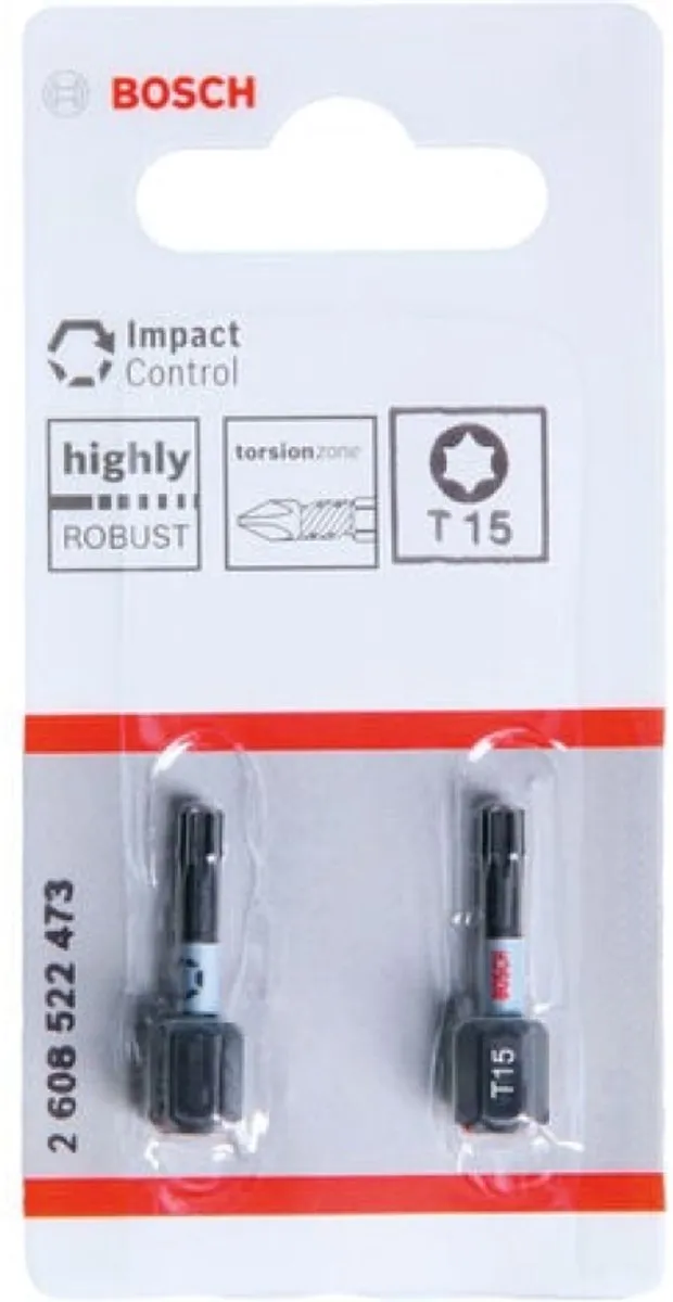Bosch Professional PRO Torx Slagmoerbeitel T15 2-delig - afbeelding 6 van 6