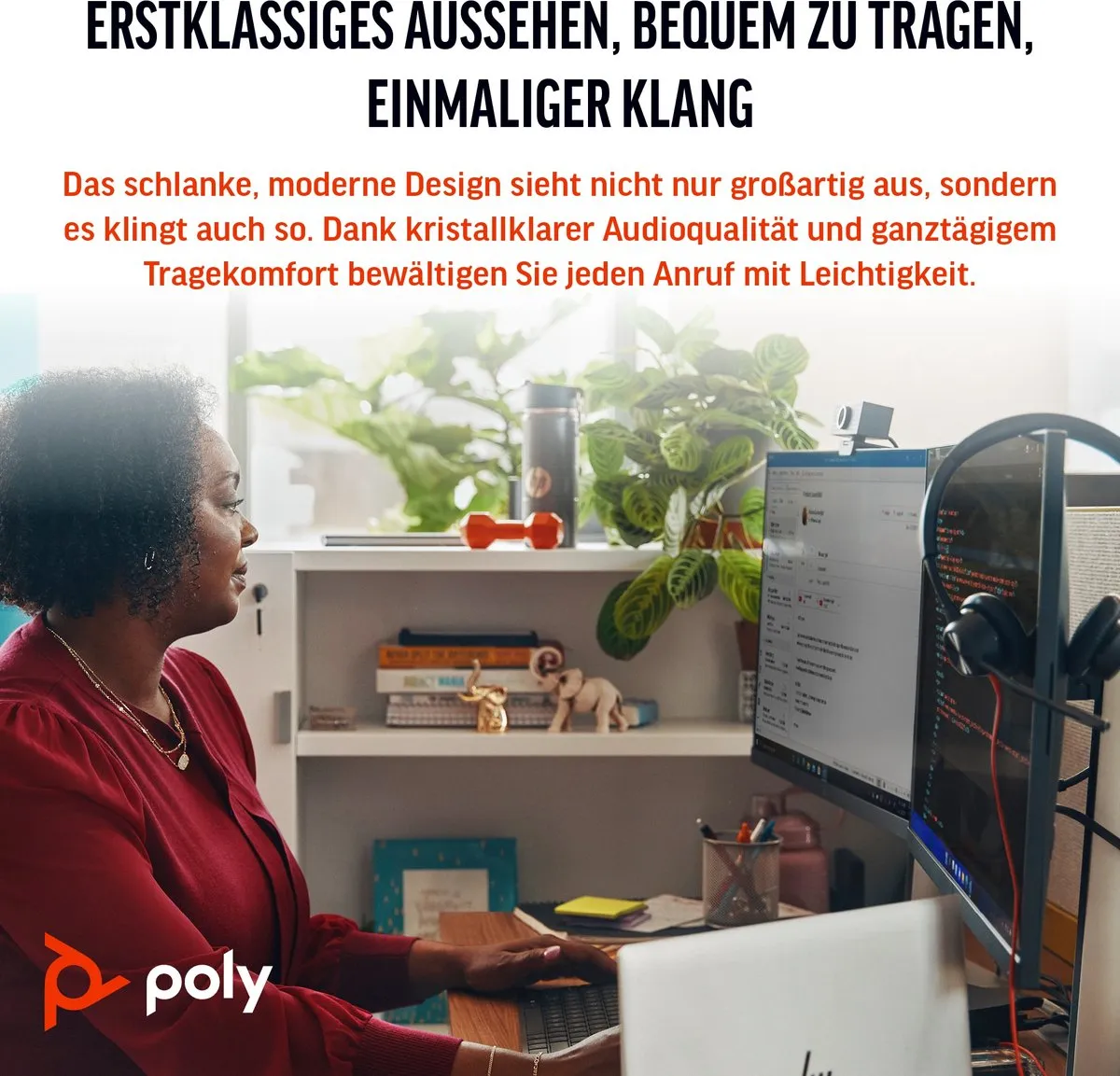 HP Poly Blackwire 3315 USB-C Headset - Zwart