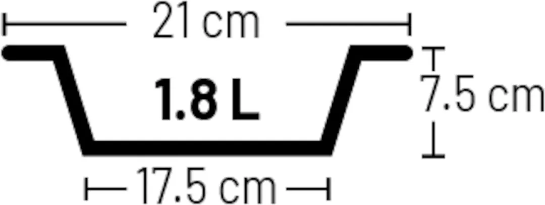 Flamingo Ezra Hondenkom Inox - Ø21cm - Zwart & Koper