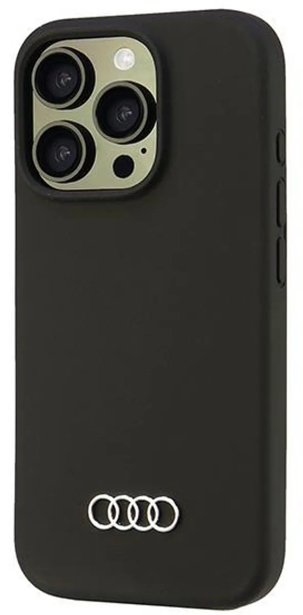 Audi Siliconen Hoesje iPhone 16 Pro 6.3 - Zwart - afbeelding 3 van 6