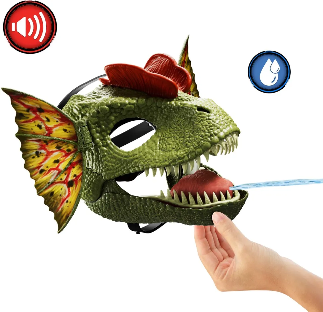 Jurassic World Dilophosaurus Masker - Multicolor - afbeelding 6 van 6