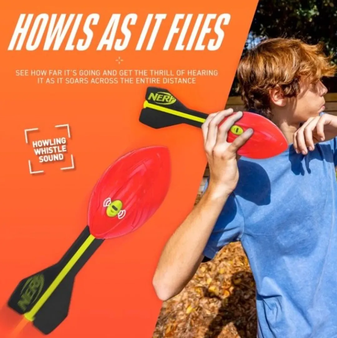 Nerf Sports Vortex Aero Howler Werpbal - Rood