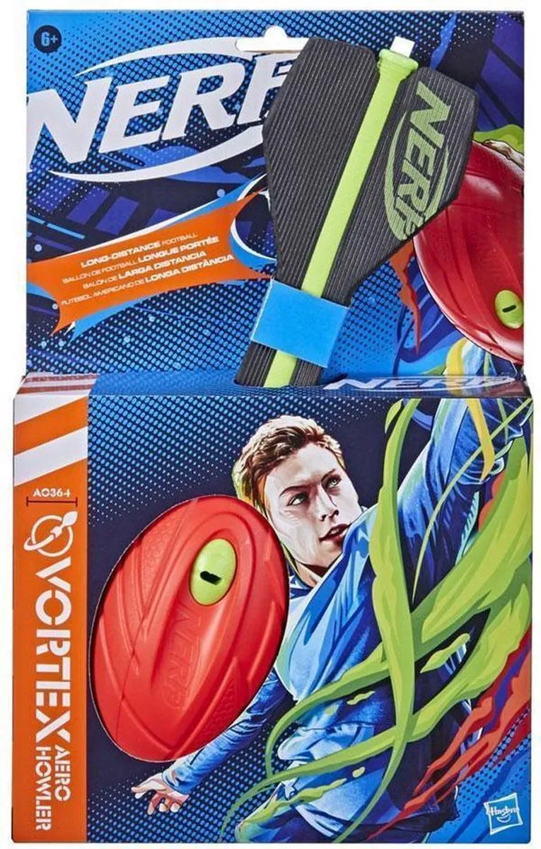 Nerf Sports Vortex Aero Howler Werpbal - Rood