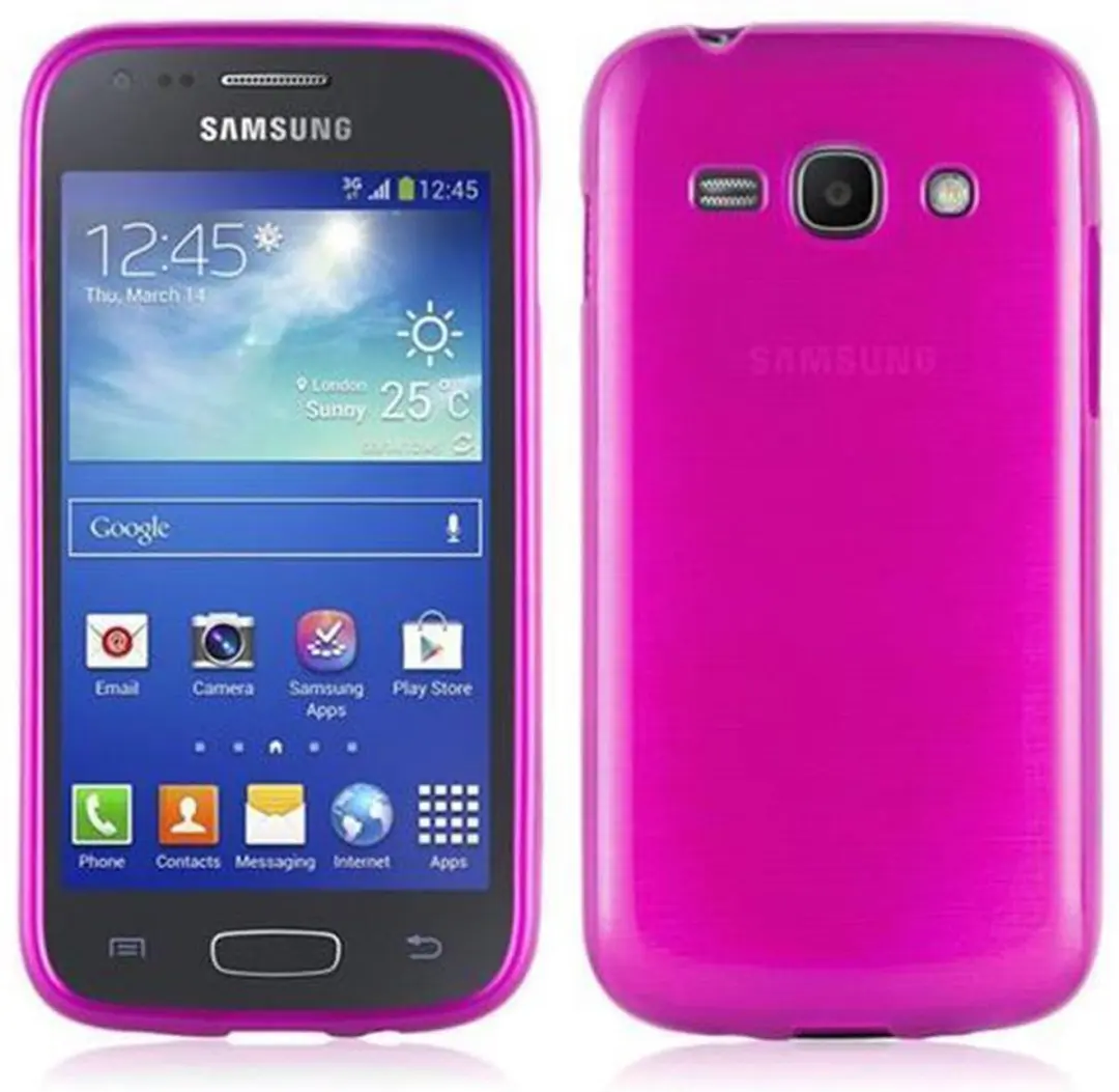 Cadorabo Hoesje geschikt voor Samsung Galaxy ACE 3 in ROZE