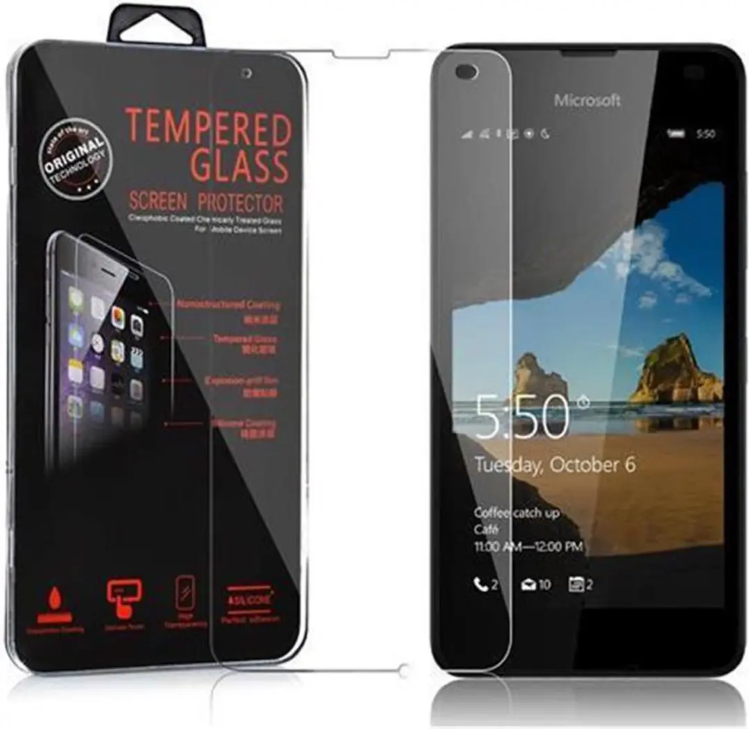 Cadorabo Screenprotector geschikt voor Nokia Lumia 550