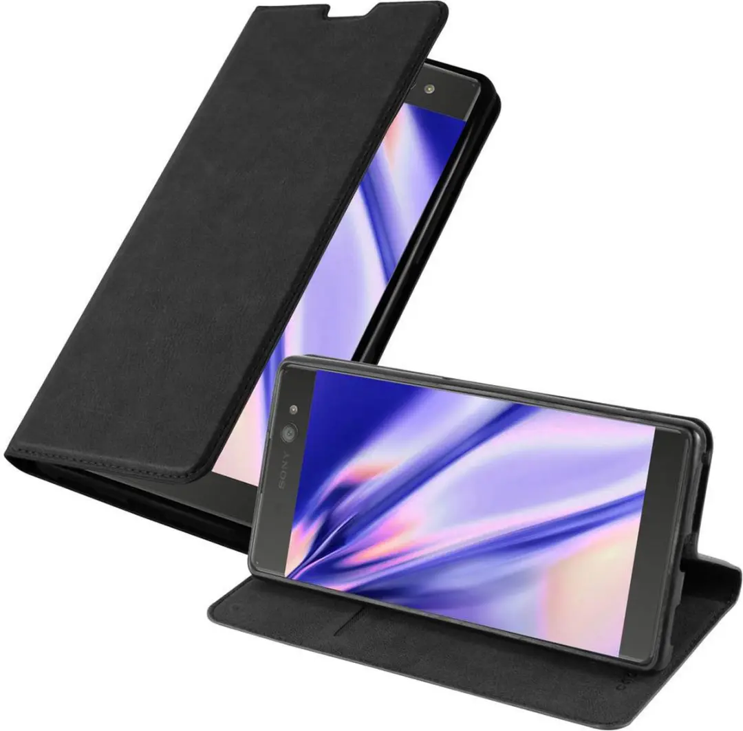 Cadorabo Hoesje geschikt voor Sony Xperia XA ULTRA in ZWARTE NACHT